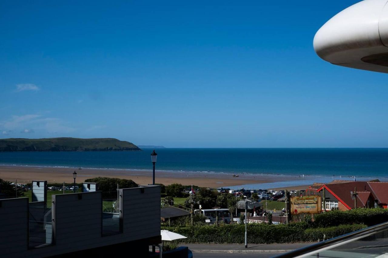 4Br-8Guests-Balcony-Beachview-Pool-Pets Woolacombe Exterior foto